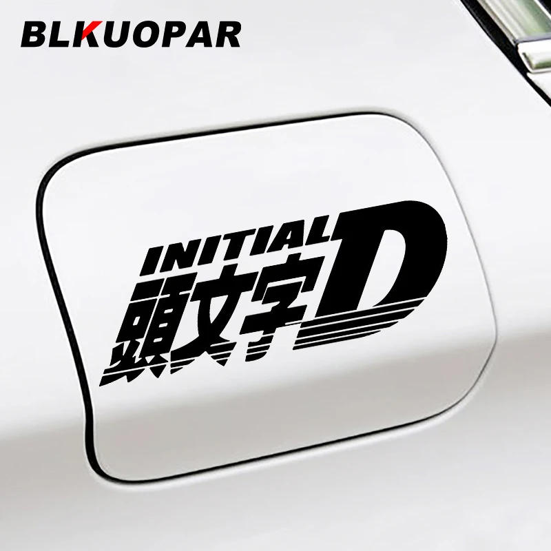 BLKUOPAR Initial D Japanese Anime Character Car Stickers Waterproof Sunscreen Decal Windows Trunk Helmet Motorcycle Decoration