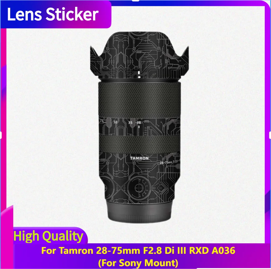 

Пленка защитная виниловая 28-75 2,8 для Tamron 28-75 мм F2.8 Di III RXD A036