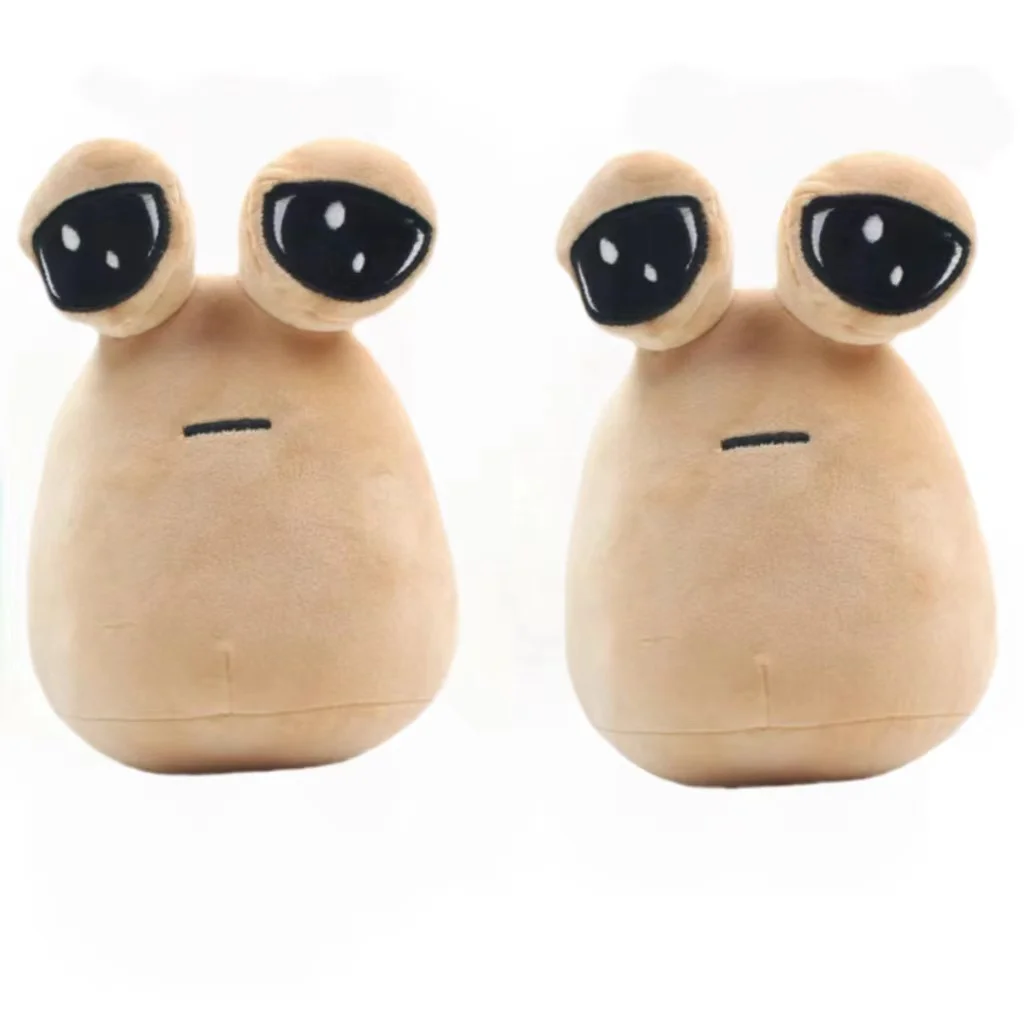 My Pet-juguetes de peluche de Alien Pou para niños, almohada suave de dibujos animados, Anime, juego The Maw Pou, regalo de cumpleaños y Navidad, 22CM