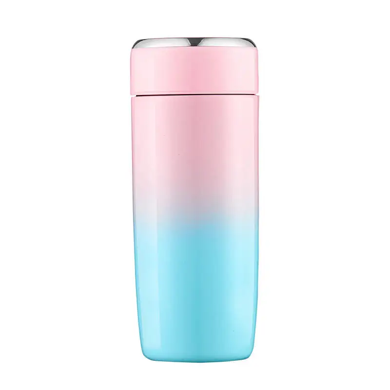 

Thermos Cup Portable Blender Juicer with Heat Preservation Effect, Stainless Steel Rechargeable Personal Blender Juicer