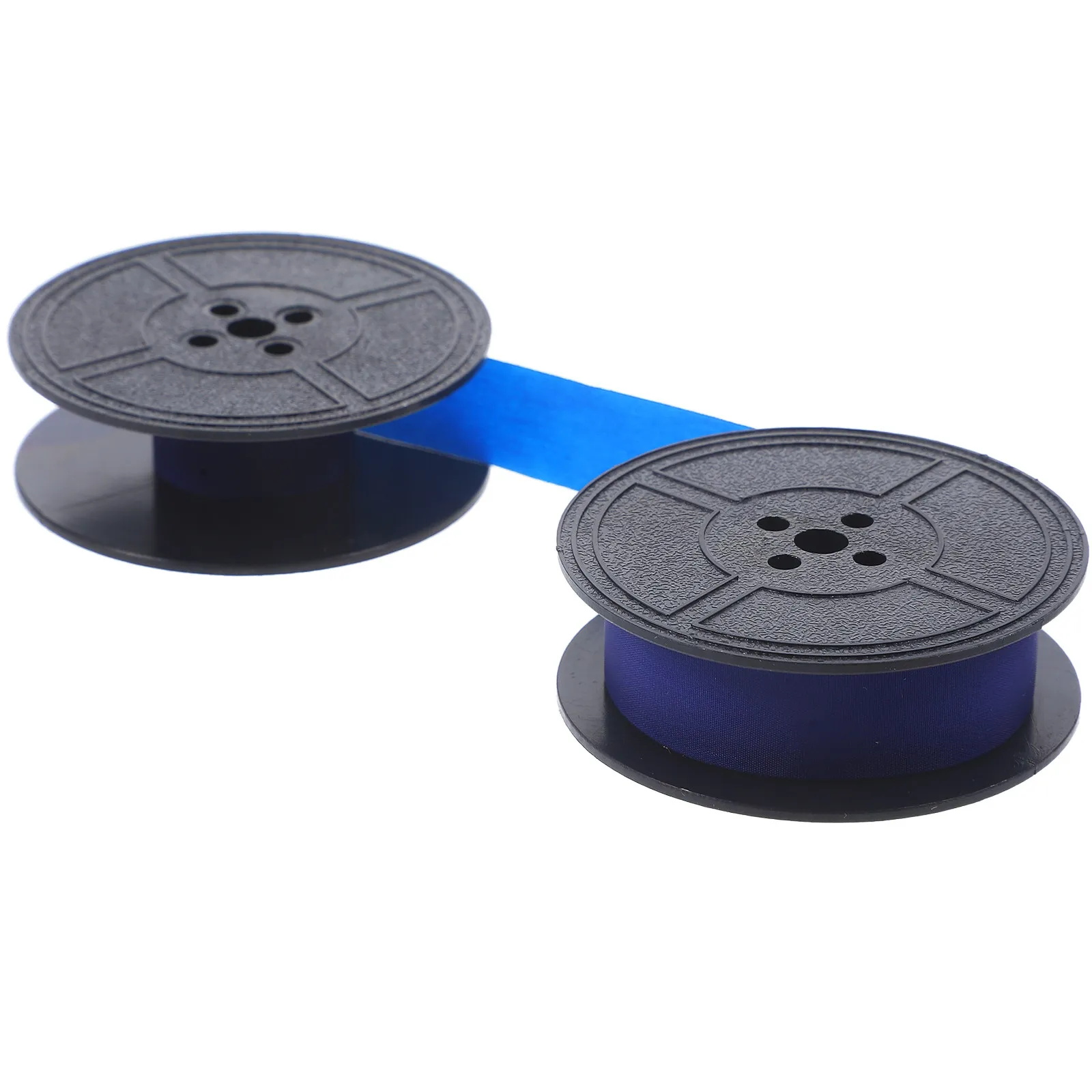 

Нейлоновая чернильная лента для пишущих машинок, двойная катушка, замена для ручных принтеров, устойчивая к размазыванию и выцветанию, для четкого текста