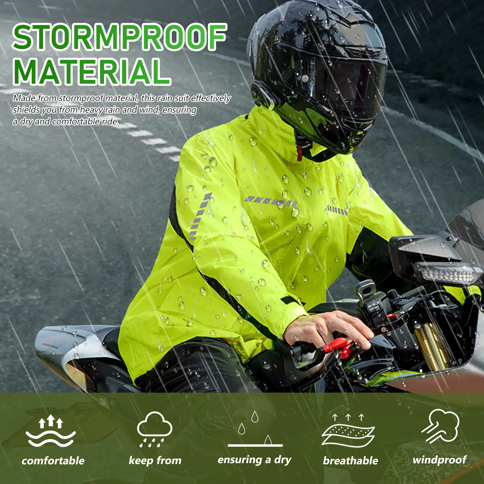 1Set Setelan Hujan Bersepeda P - Cycling Gear For Rain ulasan dan harga