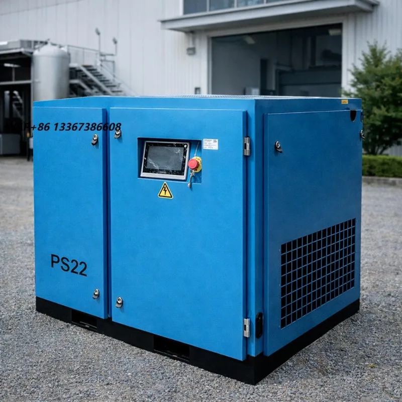 30HP 22KW High Efficient Breathing air Compressor 380V Energy-saving Oil Cooling Variable Frequency Industrial Compressors