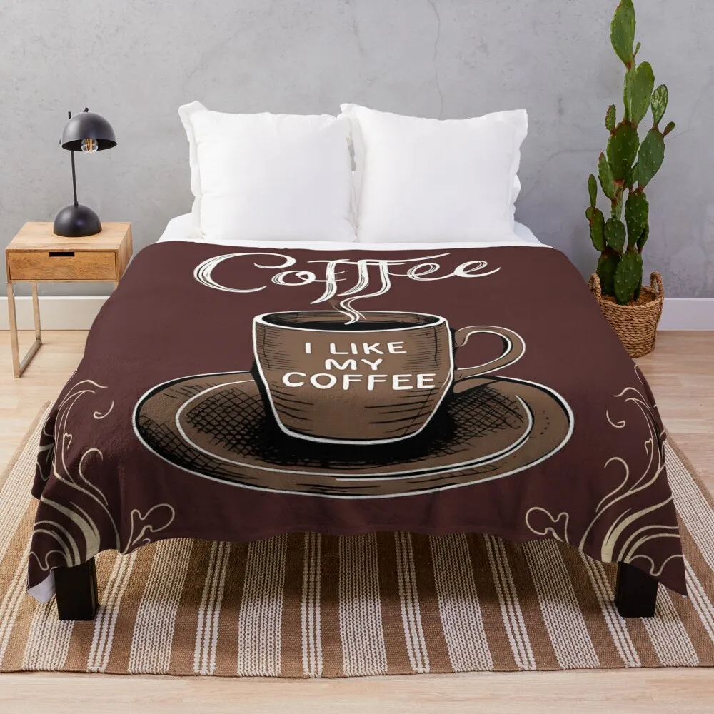 I like my coffee hot- i love coffee Throw Blanket Luxury Brand Blankets For Baby Luxury St Sofas Blankets