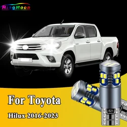 2Pcs T10 LED Bulbs Parking Lamp For Toyota Hilux 2016 2019 2020 2021 2022 2023 Car Interior Clearance Lights