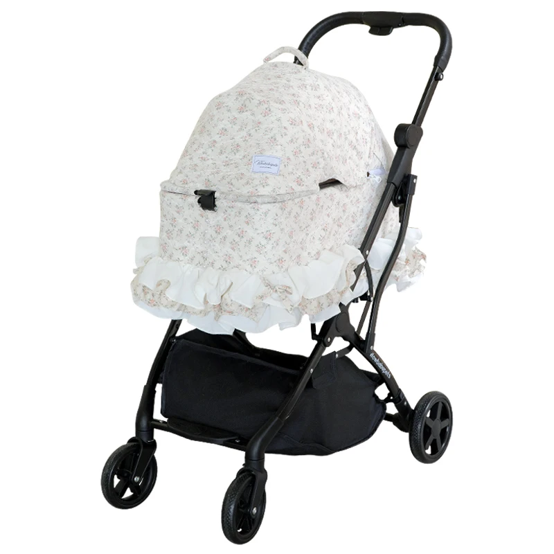 high-end pets are portable and separated, small and medium-sized outing carts, cats and dogs, and small trolleys