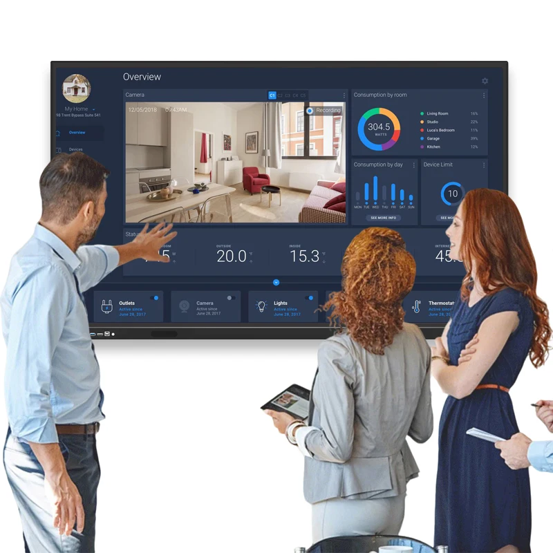 

85-Inch All-in-One Smart Interactive Interactive Whiteboard with Multi-Touch Screen Blackboard Smart Touch Screen