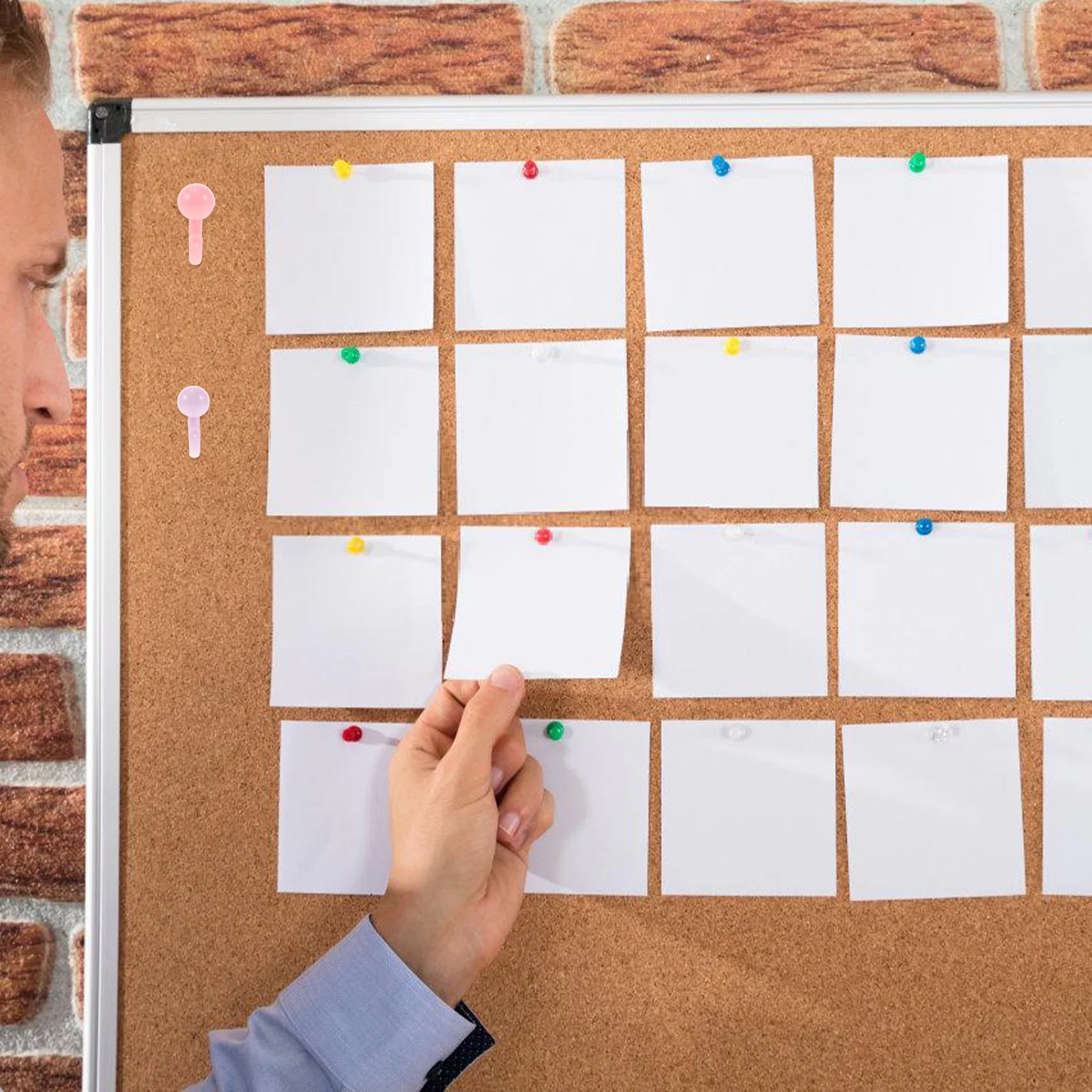 5 قطع من 5 قطع من لوازم ديكور المنزل، دبابيس ضغط لوحة الإعلانات شديدة التحمل