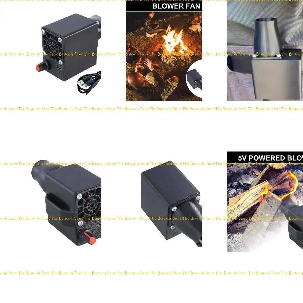 

12PF Outdoor Cooking BBQ Fan Air Blower Bbq Air Blower Bellows Charcoal Blower