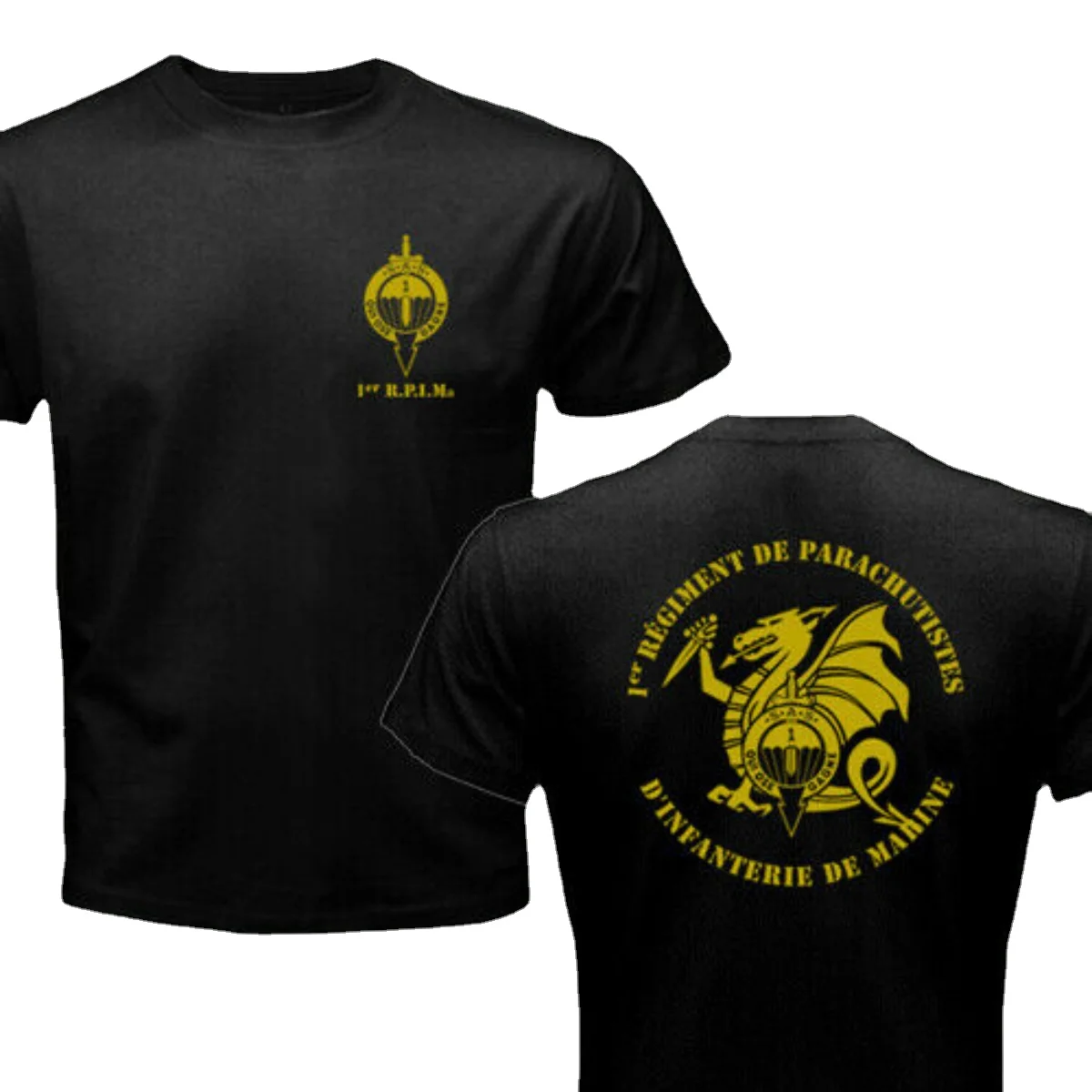 France Para SAS 1st Marine Infantry Parachute Regiment Special Forces Men T-shirt Short  Casual  O-Neck  Men Clothing