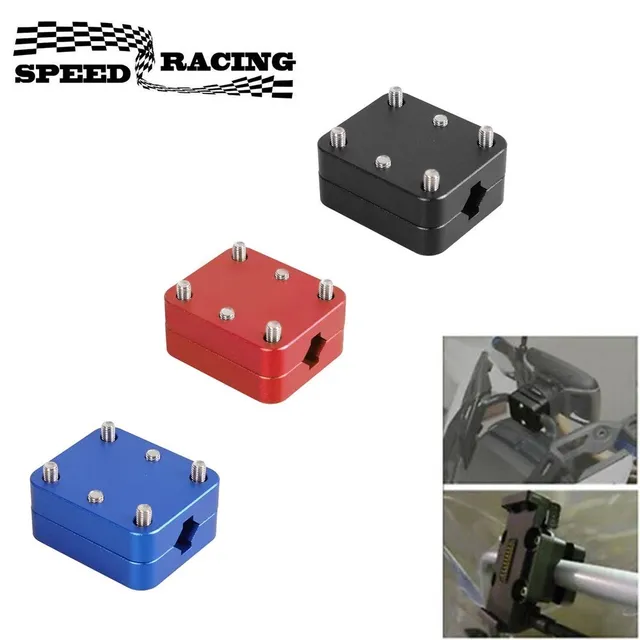 Telefon motocyklowy GPS uchwyt do nawigacji uchwyt mocujący dla BMW R1200GS R1250GS LC Adv F900R CRF1000L 2012-2017 czerwony czarny 12mm 16mm
