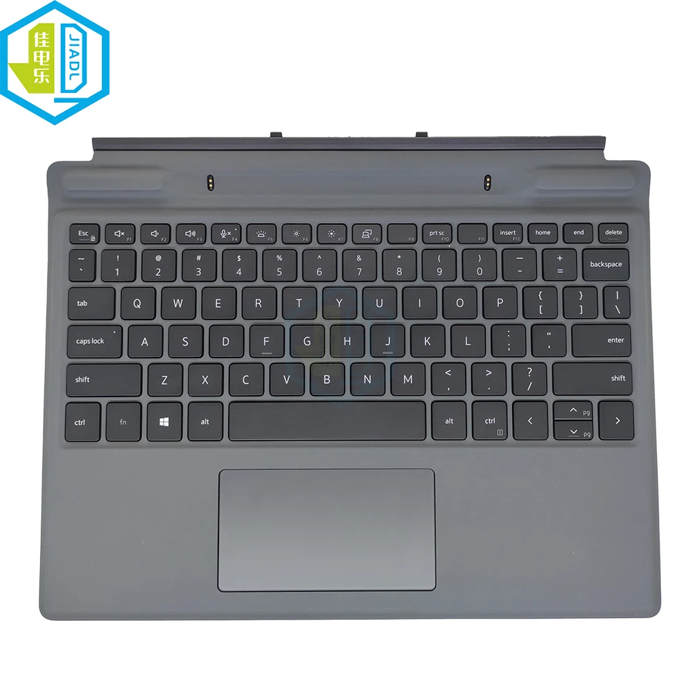 Imagem -06 - Eua Inglês Teclado Touchpad Palmrest para Dell Latitude 7320 Destacável Viagem K19m K19m001 Eua Substituição Teclados Original