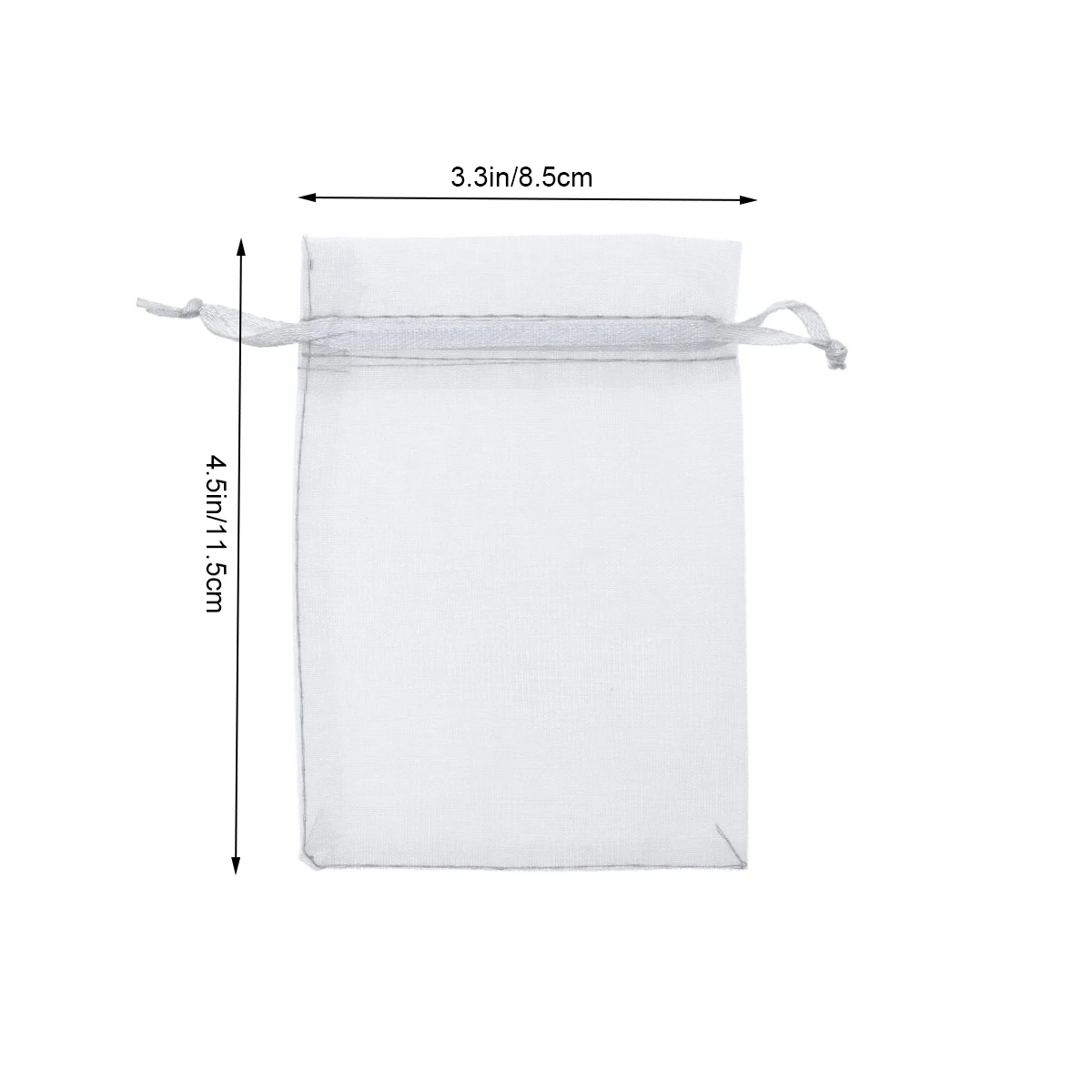 

50 Pcs Gauze Bag Drawstring Bags Candy Party Favor Pouch Clear Gift Storage Jewelry