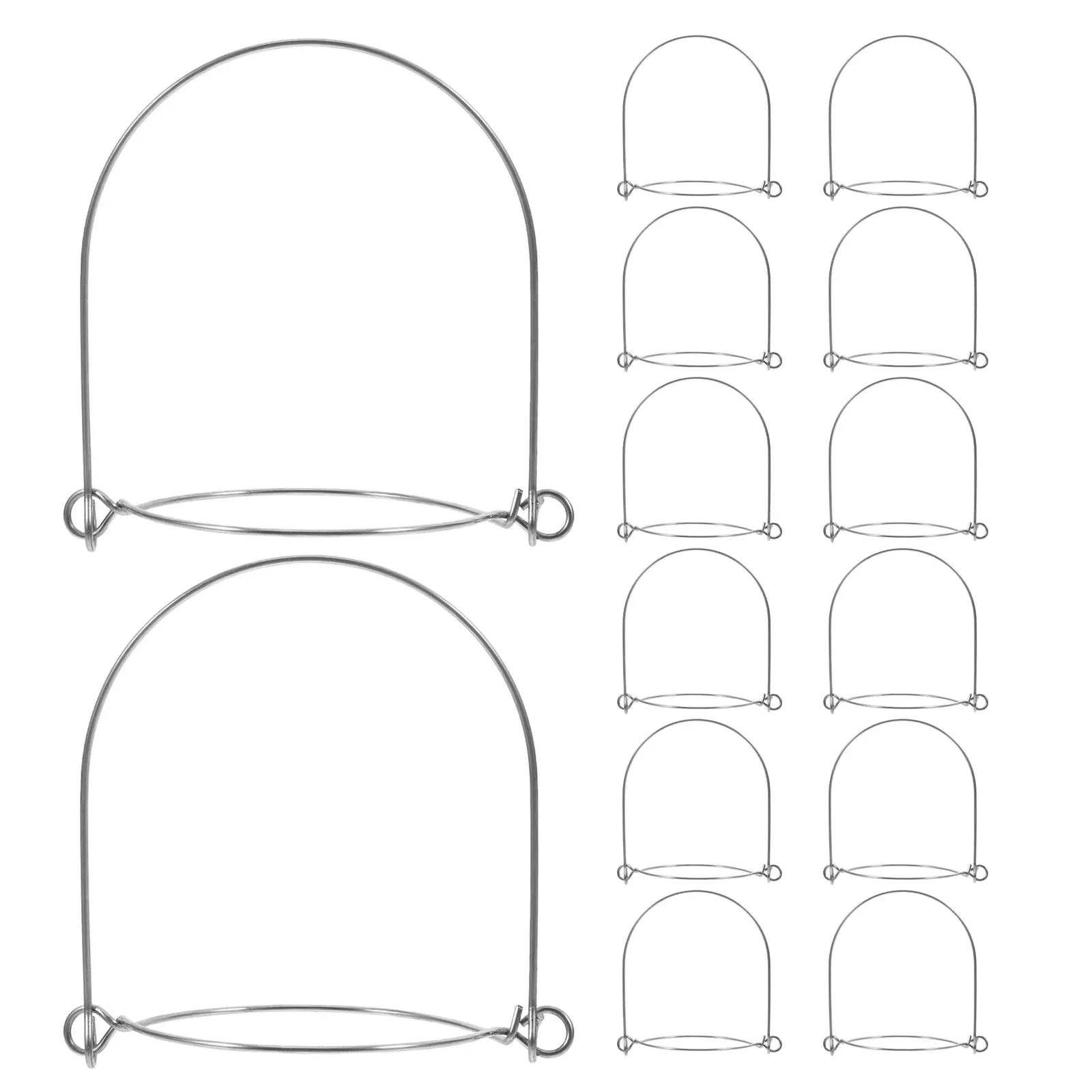 18Pcs Jar Wire Hangers Stainless Steel Handles for Regular Mouth 70Mm Canning Jars Hanging Accessories for Kitchen Outdoor
