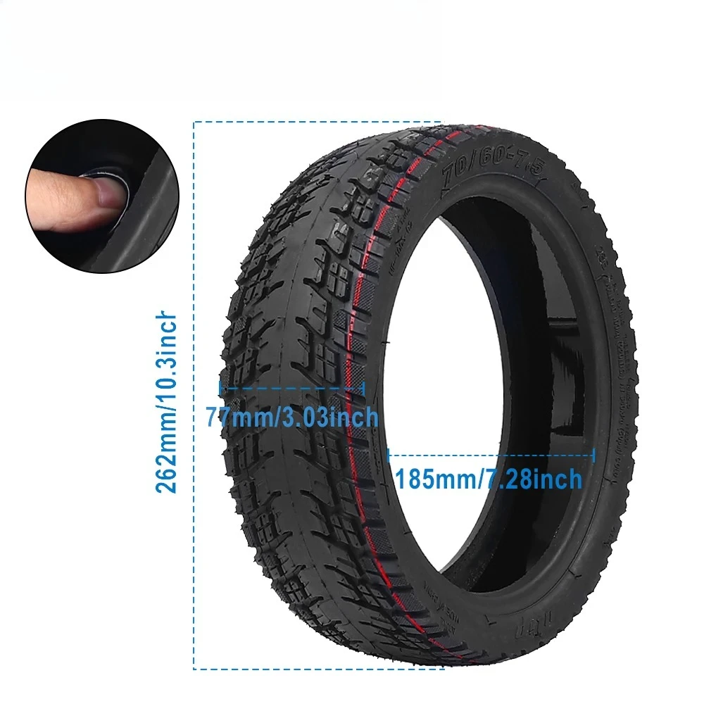

70/60-7,5 желейная вакуумная шина для электрического скутера Segway Ninebot ZT3/Pro, прочное самовосстанавливающееся 11-дюймовое внедорожное отделение, детали