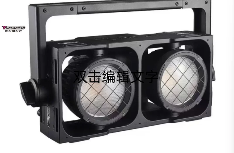 

4 pieces Waterproof LED 400W Blinder RGBWA 5 in 1 Light IP65 Outdoor 2 eyes Cob Audience Lights