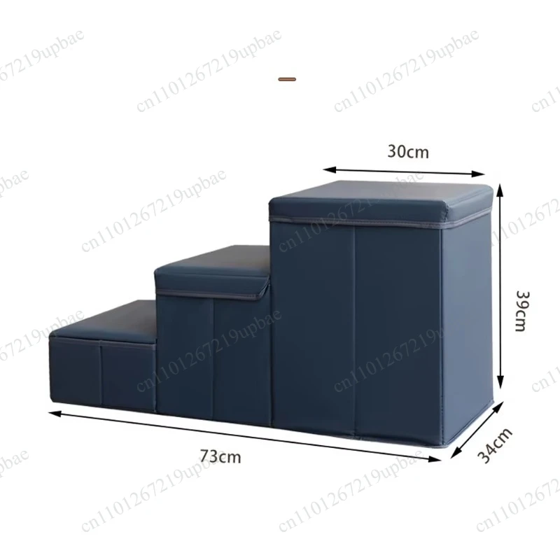 Foldable Pet Stairs, Multifunctional 4-Season Universal Dog & Cat Steps, Can Be Used as Dog Nest