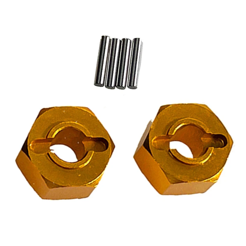 新しい-4 個 MJX 1/14 1/16 14210 14303 16207 16208 リモートコントロールカーアクセサリー 12 ミリメートル六角コネクタ