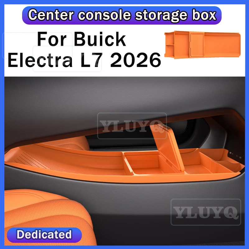 

For Buick Electra L7 center console lower storage box, car silicone storage container, anti-slip mat, car interior accessories