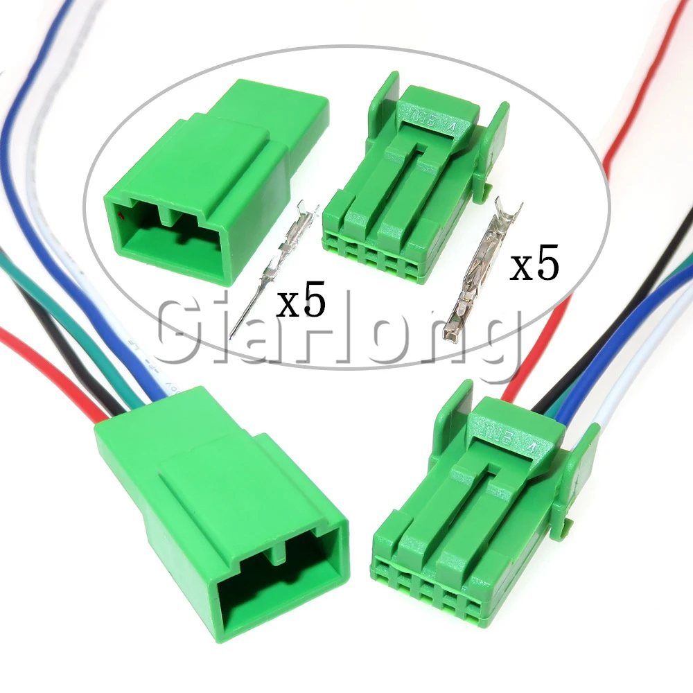 

1 Set 5 Ways PCB Socket For Honda Toyota IL-AG5-5S-S3C1 AC Assembly Auto Steering Booster Wire Connector Car Lamp Cable Plug