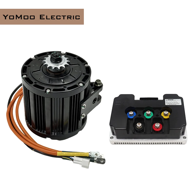 

QS138 3KW Peak 9KW 72V 100KPH PMSM Mid Drive Motor Sprocket Blet Type with Fardriver ND72450 Controller For Electric Dirtbike