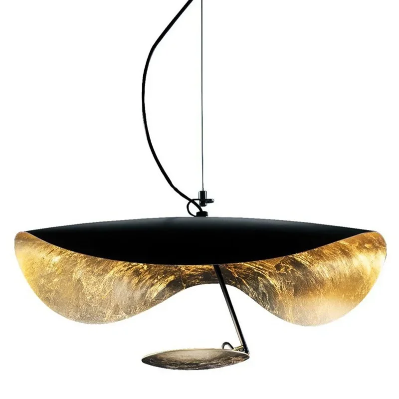 

Nordic lotus leaf lamps simple, modern creative flying saucer art bedroom, dining room lights study designer Internet