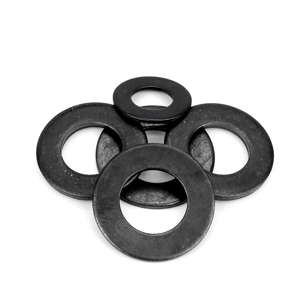 Imagem -05 - Nindejin Preto Flat Washer Aço Carbono Junta Anel Atacado Grande Quantidade M2-m30 331000 Pcs