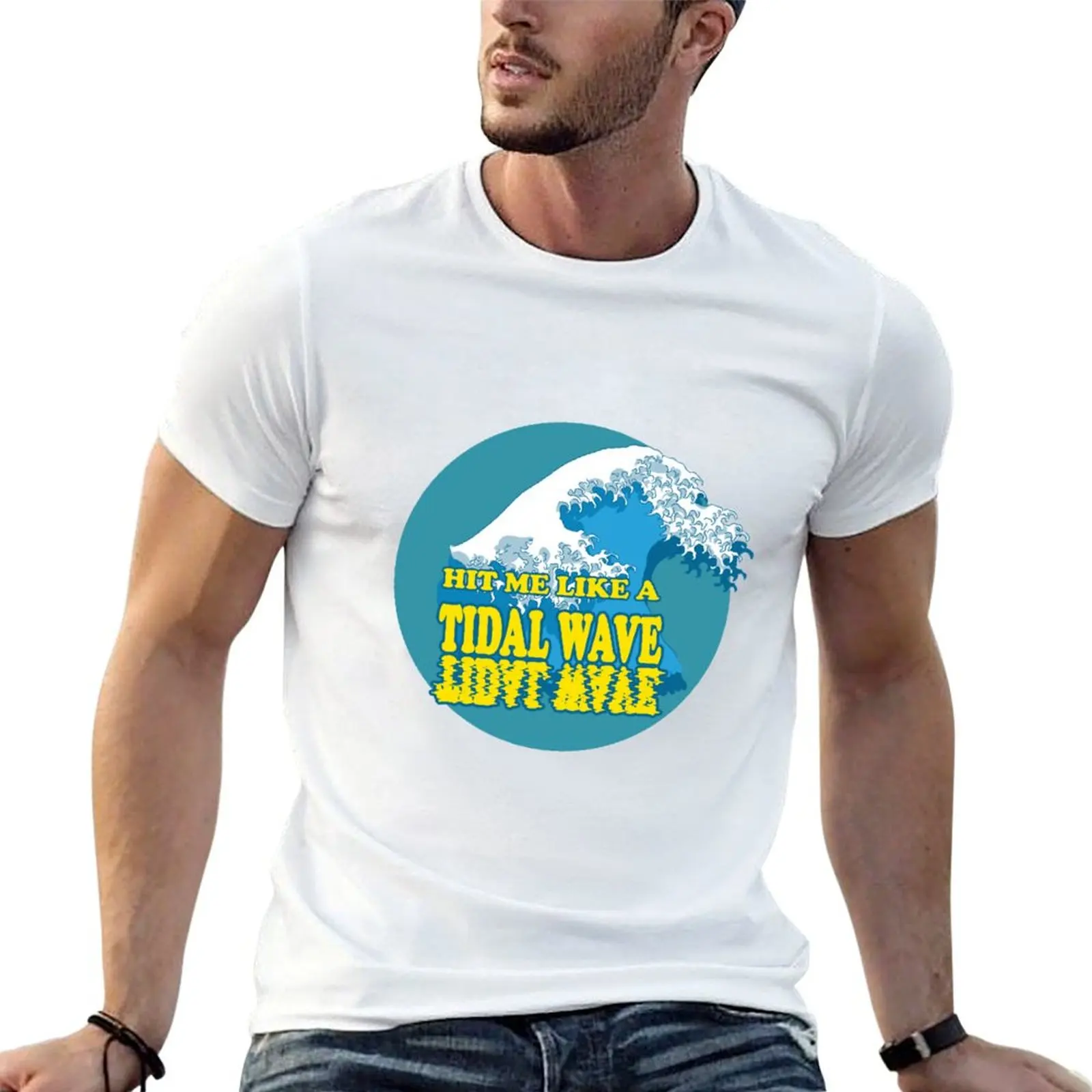 

TIDAL WAVE T-Shirt mens graphic t shirts anime t shirts oversize T-Shirt