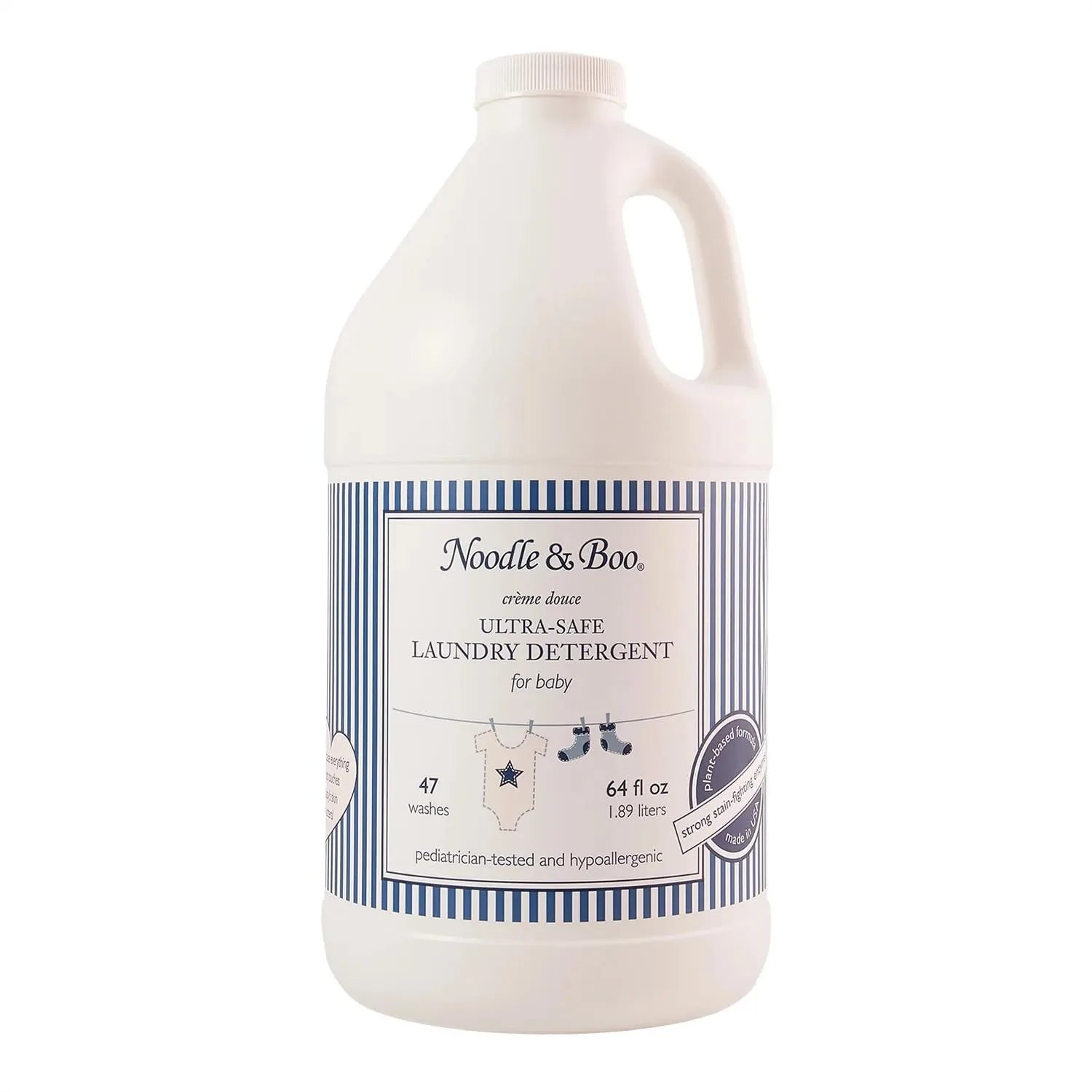 Ultra-Safe Baby Laundry Detergent for Sensitive Skin with Stain-Fighting Enzymes and Signature Scent for Newborns and Toddlers