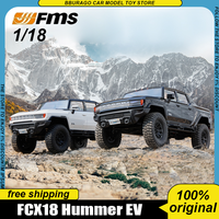 New Product In Stock Fms 1/18 Auto Fcx18 Gmc Hummer Ev Rtr Rc New Energy Off-Road Pickup Alloy Miniature Toys RC Car Kids Gift