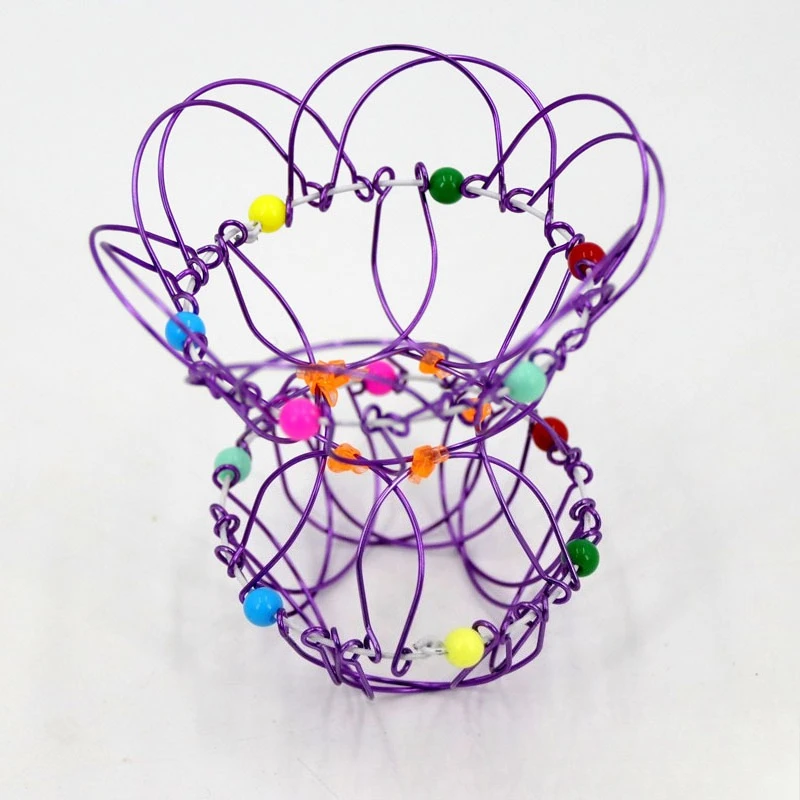 

Montessori Art Tools 36Pcs Iron Flower Basket Toys Vintage DIY Painting Creativity Development Kindergarten Craft Class