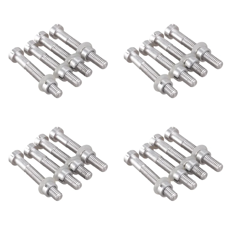 DIGIT-16Pcs M2.5X18.5Mm Turntable Phonograph Screws, Headshells Cartridge Stylus Mounting Vinyl LP Record Player