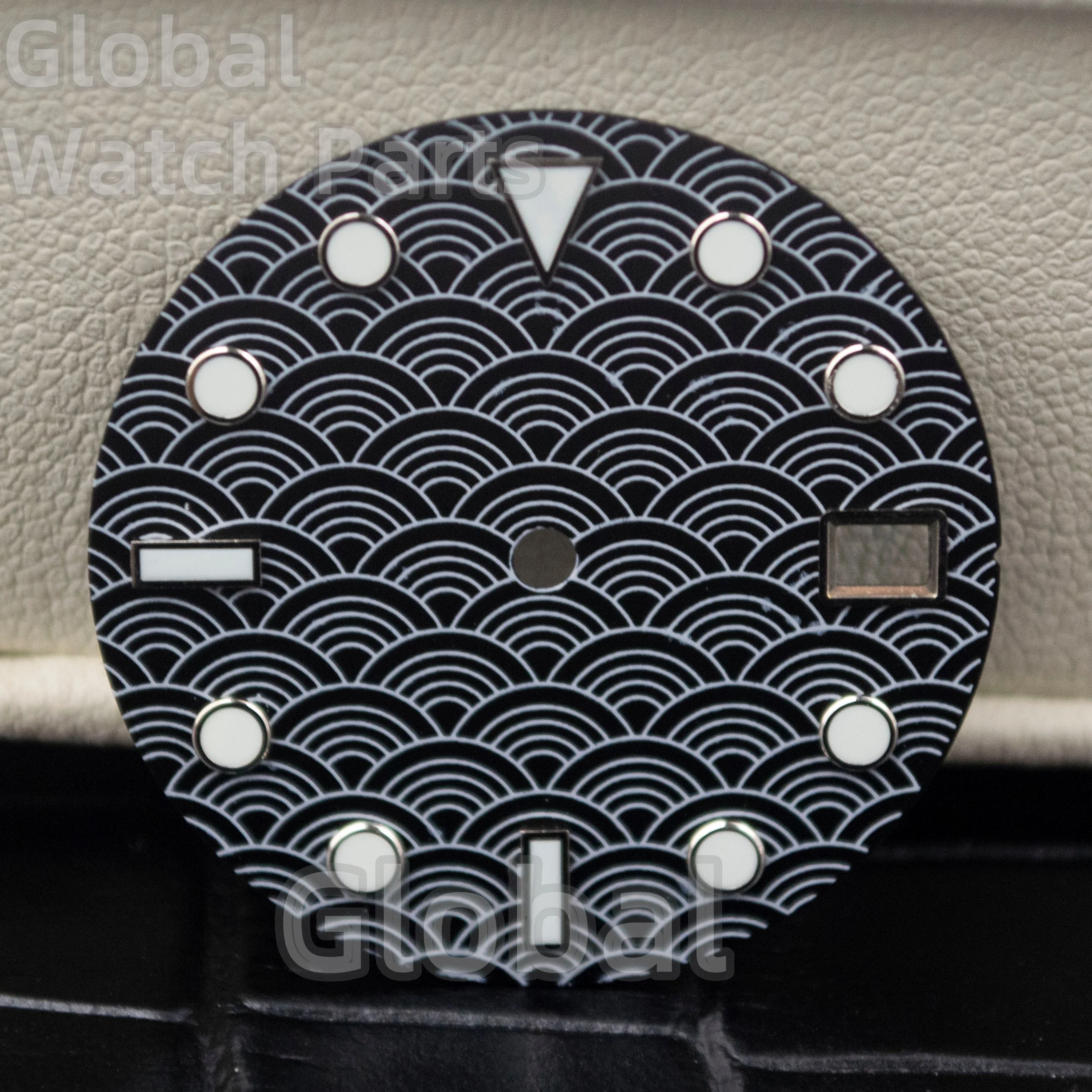 Корпус SUB NH35 Циферблат 28,5 мм Циферблат для часов Datejust Высококачественные зеленые светящиеся циферблаты для часов NH35 NH36 MOD Запчасти для часов