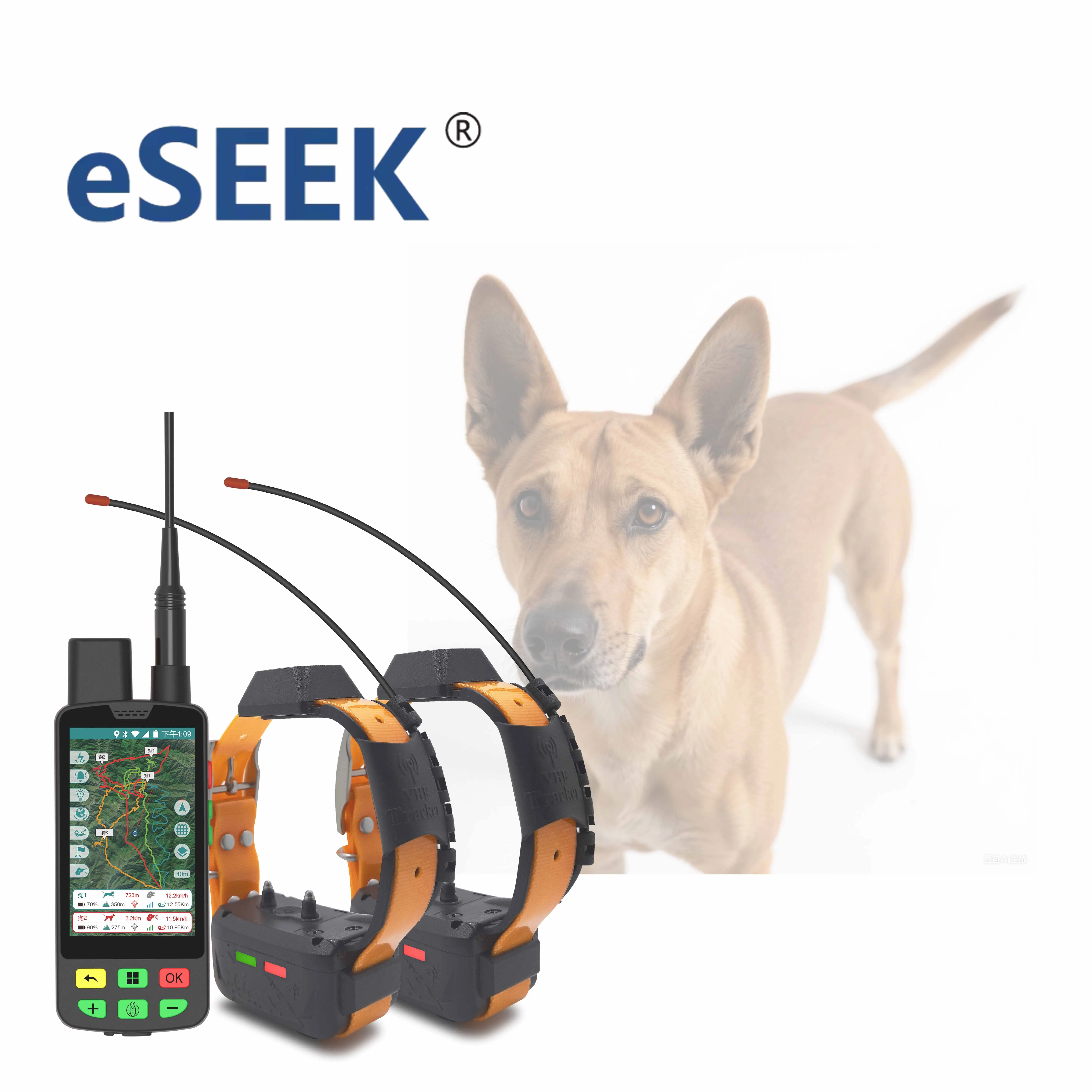 MSHeavy-Duty Dog GPS Tracker Hunting: VHF 15KM Wilderness Mode + Geofencing Alerts & IP67 Shock-Resistant Construction