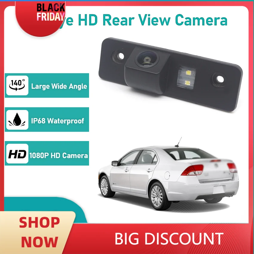 Car Rear View Back Up Camera For Mercury Milan Sable 2006 2007 2008 2009 2010 2011 Reverse Parking Camera Full HD high quality