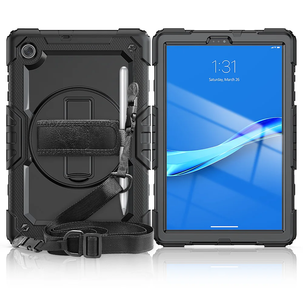 

Rugged Shockproof case for Lenovo Tab M10 HD 3rd 2nd Gen 10.1 inch M10 TB-125FU TB-128FU M10 FHD PLUS 10.3'' Tablet Stand Cover