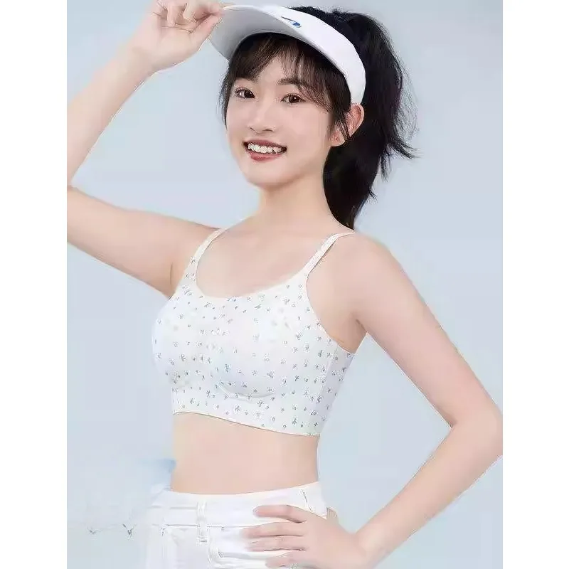 KUCLUT Floral Shaping Underwear For Growth Period Junior Senior High Seamless No Trace Teen Student PantiesS-XL