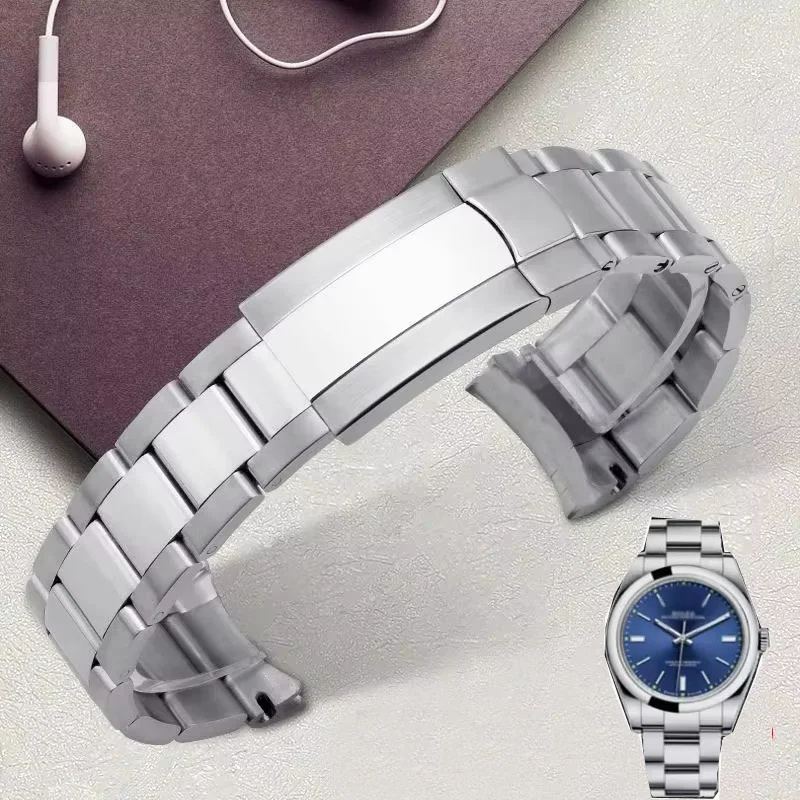 Solid Stainless Steel Men Watch Band For Rolex Oyster Perpetual Datejust DAYTONA SUBMARINER Luxury Bracelet Watch Straps 20MM