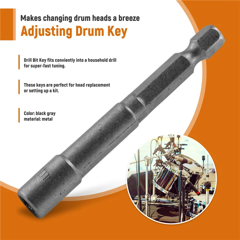 Y50A-1PC Diameter 5MM Head Replacement Drill Drum Key For Electric Drills Super-Fast Tuning Head