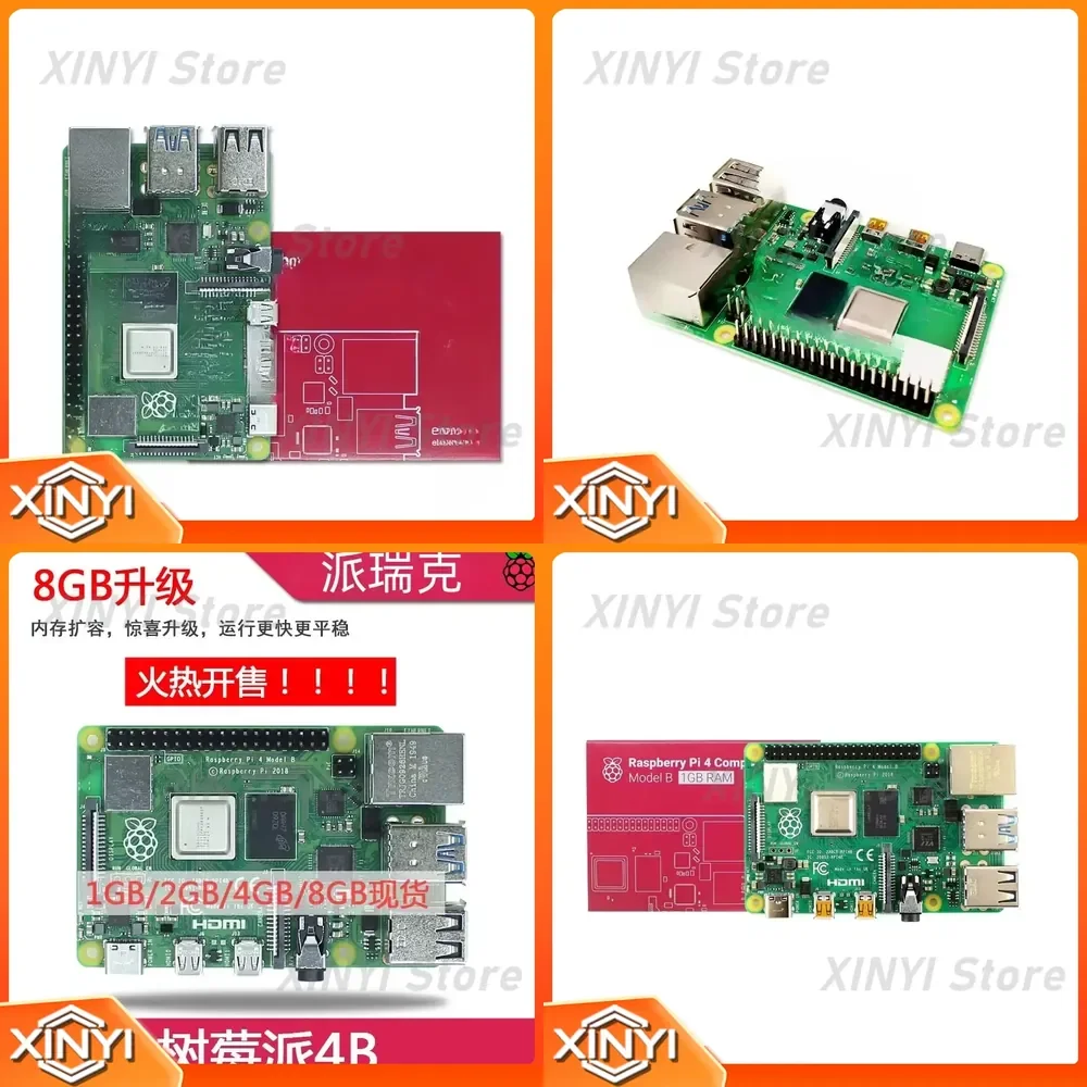 for Raspberry Pi 4 4B 8GB Development Board Programming Kit AI Starter Kit for Python Microcontroller Learning Tool