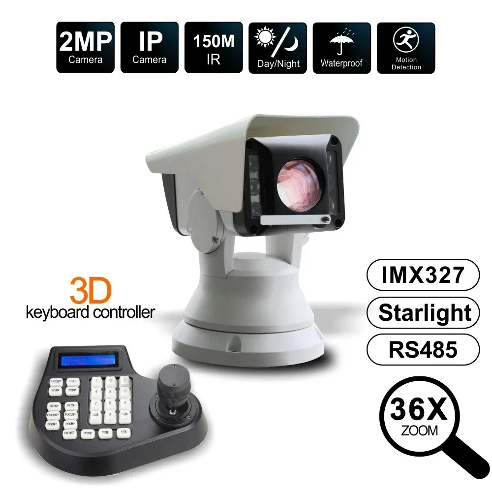 Anxinshi Vehicle Series Camera IR 150 Meter Starlight IR PTZ CAMERA 36x Vehicle Mounted Ptz Camera