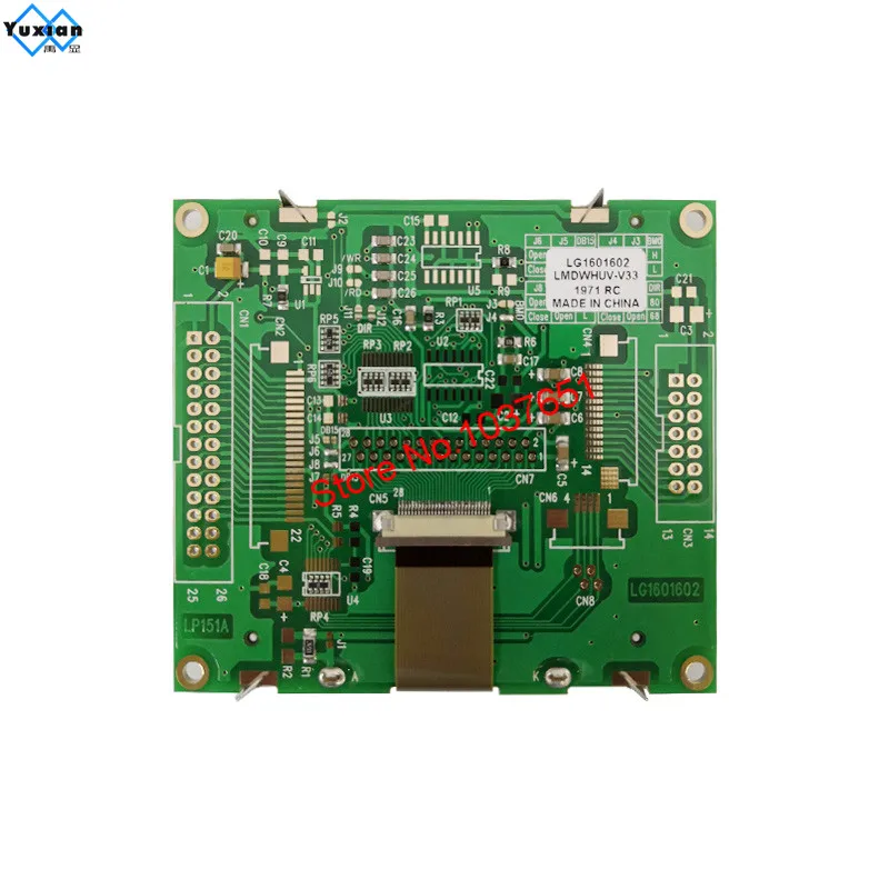 Imagem -02 - Exposição do Lcd Módulo do Painel de Toque Uc1611s Spi Iic I2c Lg1601601 160x160