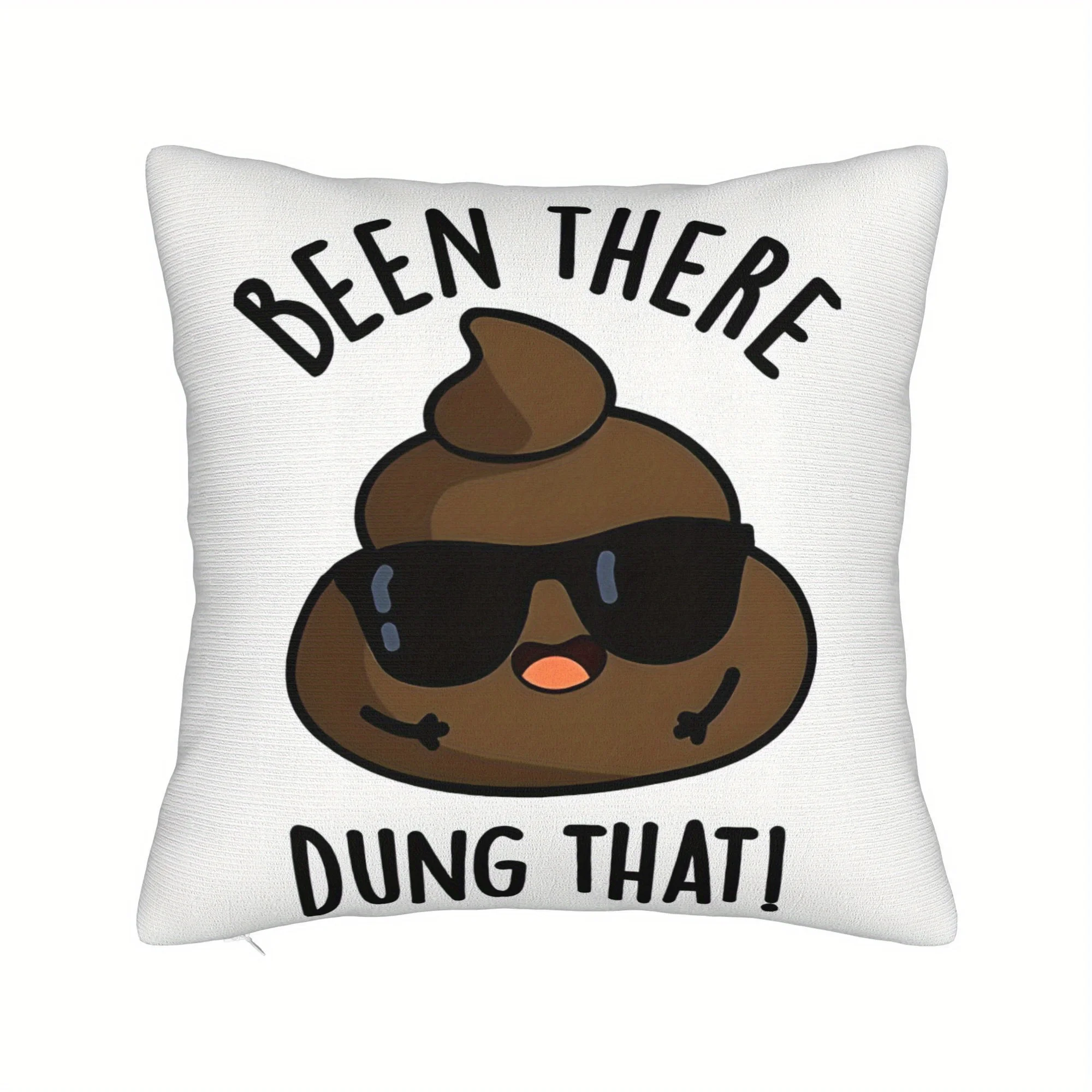 Lustiger Poop-Emoji-Kissenbezu – Home Decor Emoji Bewertung und Preis
