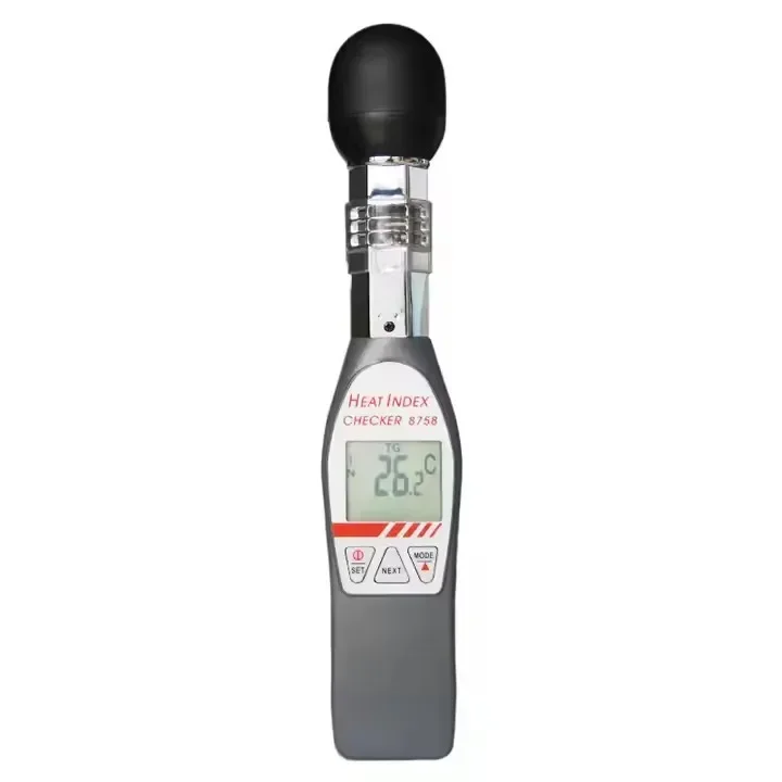 HEDAO AZ8778 Black Bulb Hygrometer Handheld Wbgt Heat Stress Monitor Digital Wet Bulb Globe Temperature
