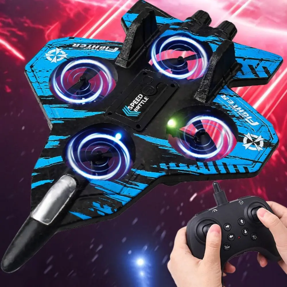 

EPP Foam Remote Control Foam Fighter RC Drones Rechargeable Four Motor Helicopter Toy Durable 2.4G Stunt RC Hobby Jet Plane
