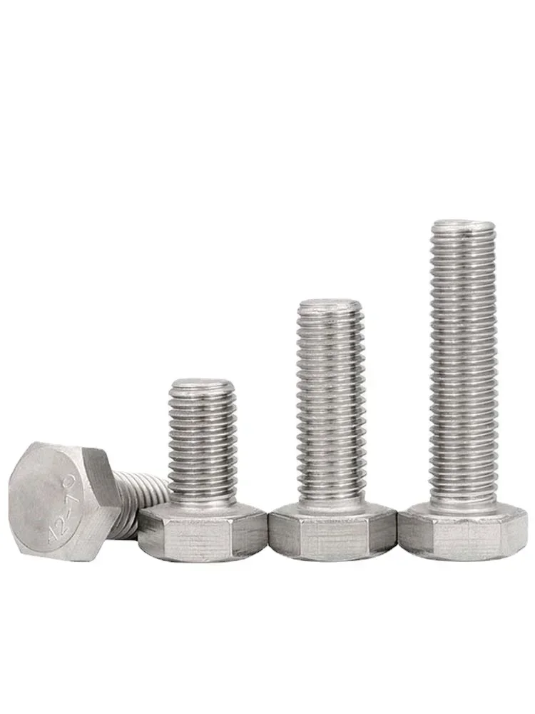 5pcs M8 M10 304 Stainless Steel Hexagonal Screw Bolt  Nut Fitting  L=16-55mm 25mm A2
