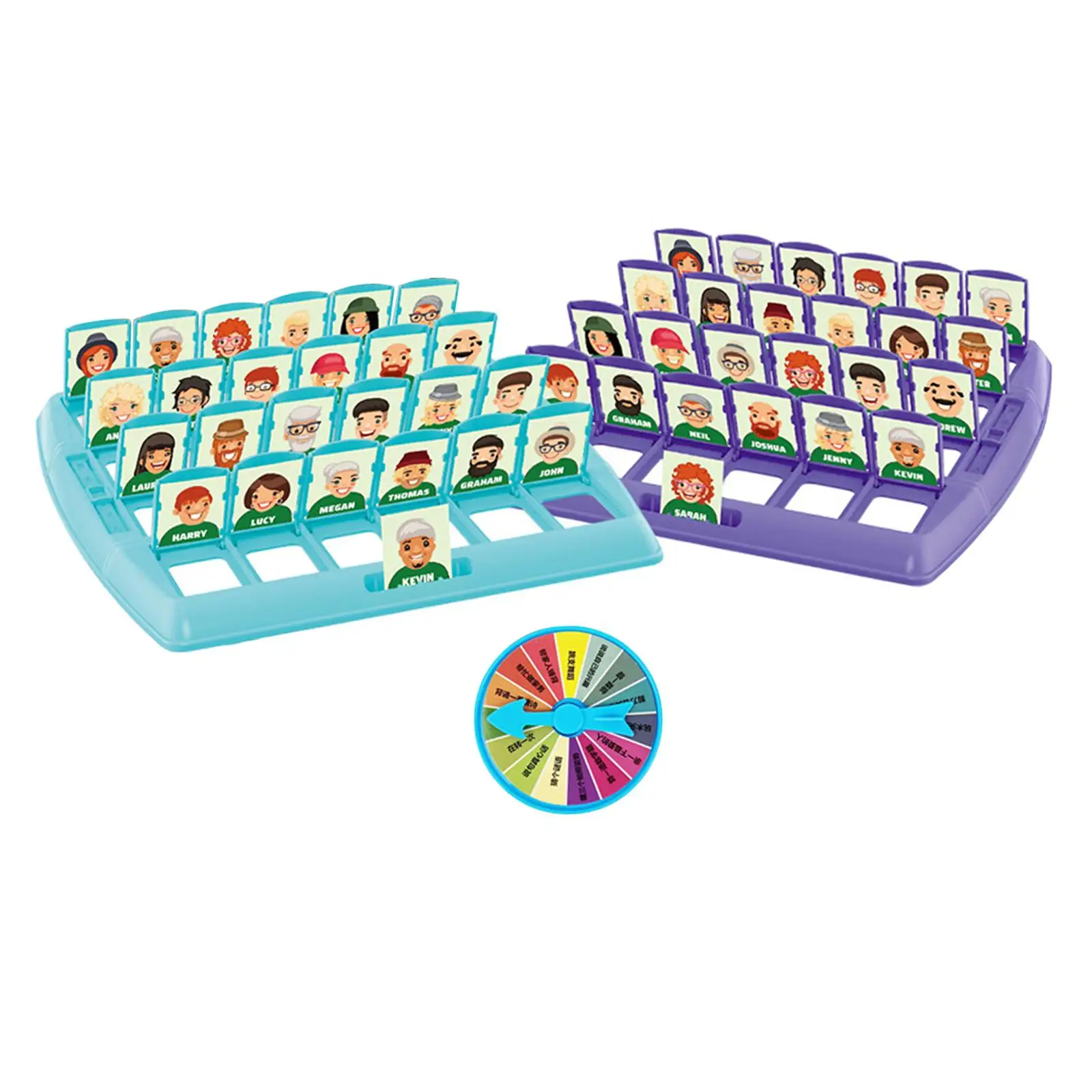 Guessing Who Game Fun Educational Board Game for Party Prop Family Game Boys