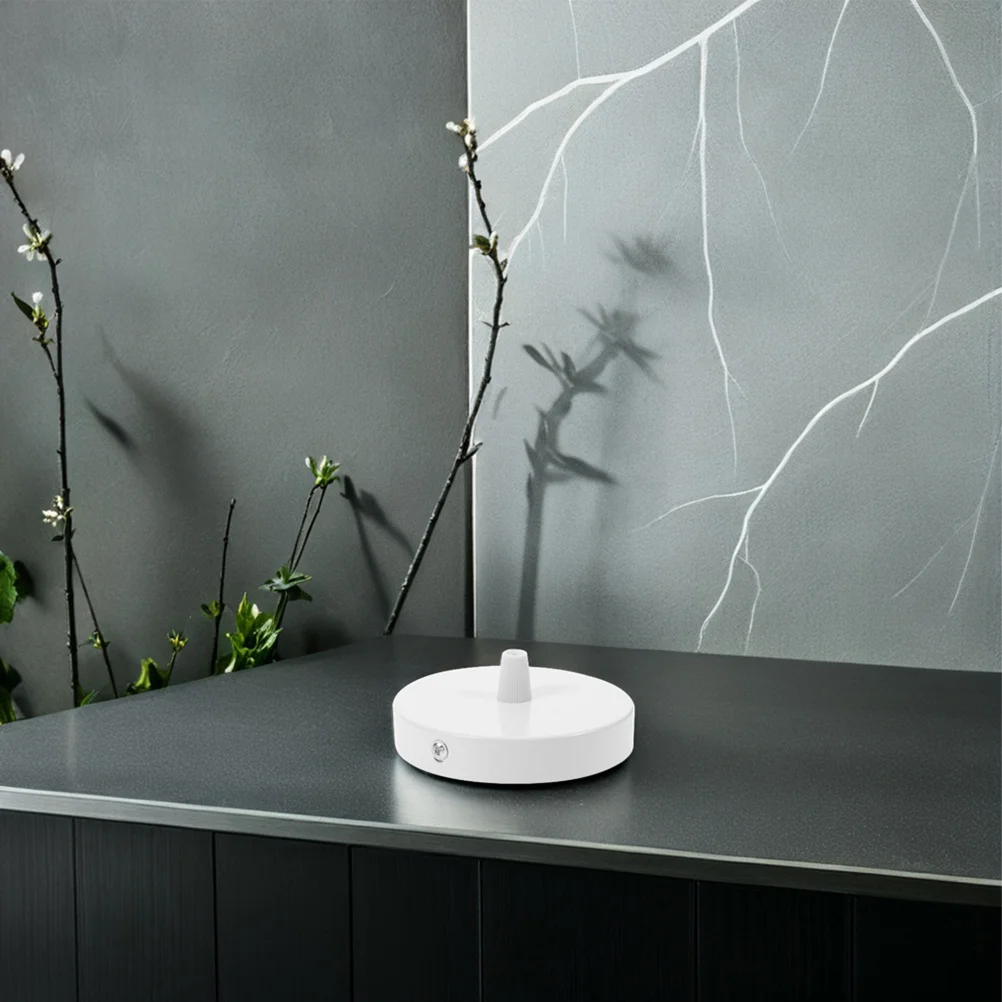 

2Pcs Metal Electroplated Spray Paint Ceiling Plate Pendant Light Canopy Easy Installation Durable Stylish Lighting Parts