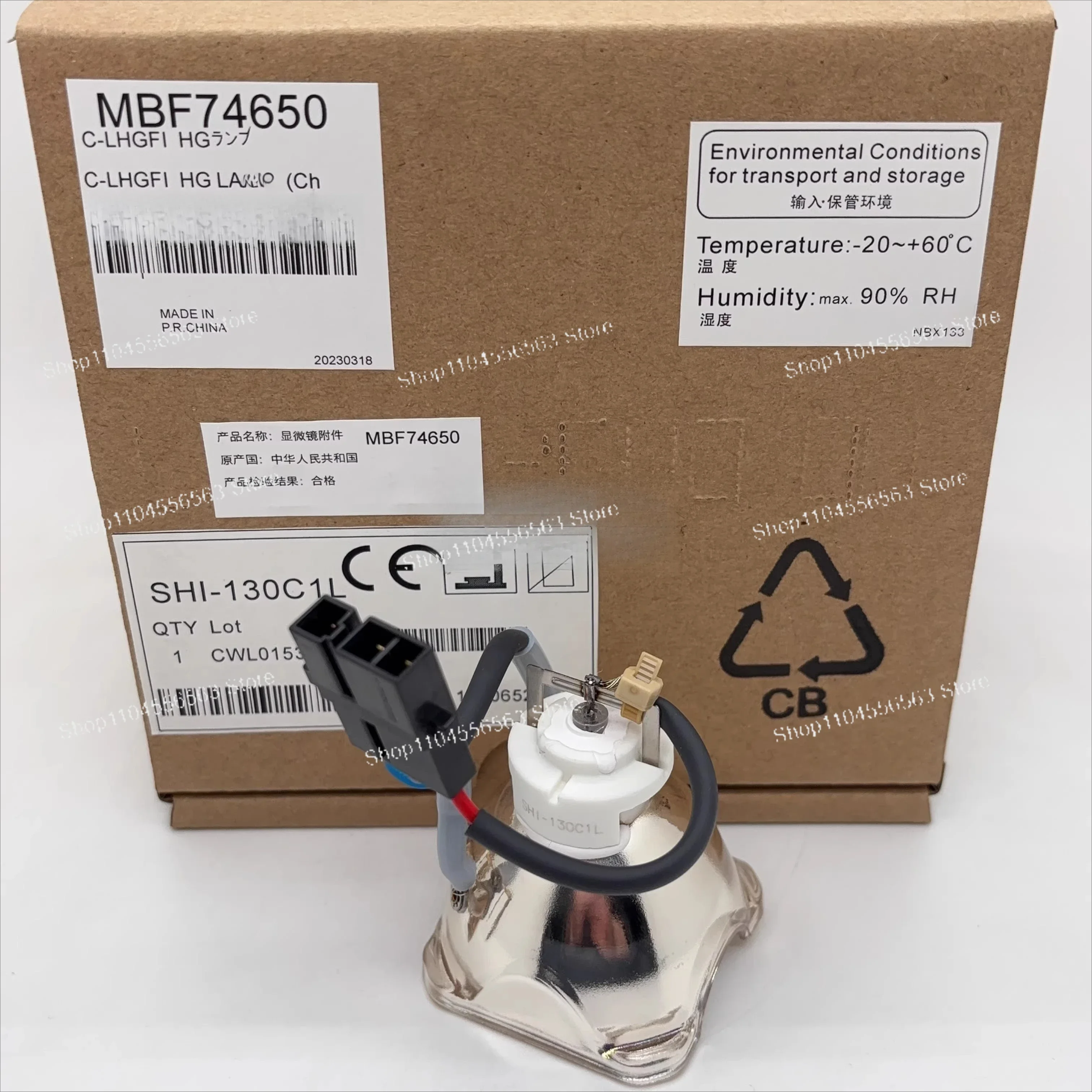 

Applicable to For Olympus USHIO SHI-130OL SHI-130C1L SH1-1300L U-HGLGPS Microscope Lamp DC 130W Fluorescence Source