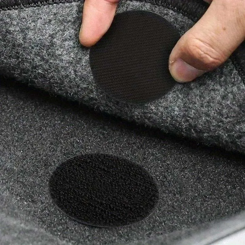 10-100 Stück runde selbstklebende Kratzer-selbstklebende Teppichbefestigung doppelseitige Aufkleber für Zuhause Fußmatten Anti-Rutsch-Klebeband Großhandel – Detail 2